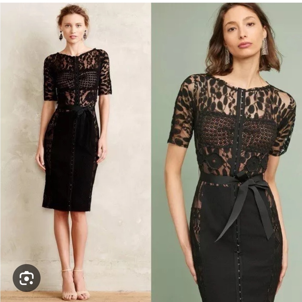 ANTHROPOLOGIE Beguile by
Byron Lars Carissima Sheath (4) EUC